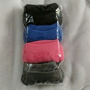 Pack of 4 toeless yoga socks